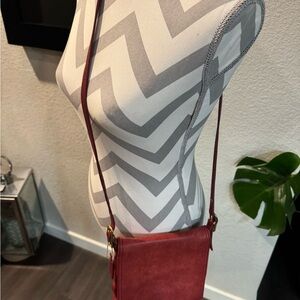 Elegant Red Crossbody Bag